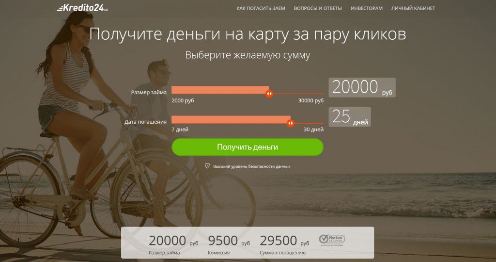 взять займ мфо кредито 24 россия